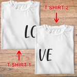 fdc2- LO VE - homme et femme- plié blanc