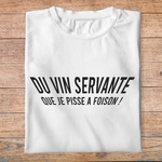flv1- Les Visieurs- Du vin servante que j'pisse a foison - t shirt plié homme - couleur blanc