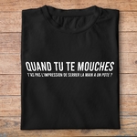 flv3- Les Visieurs- Quand tu tmouches tas pas limpression de serrer la main a un pote - t shirt plié homme - couleur noir