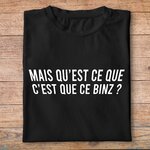 flv4- Les Visieurs- Mais quest ce que cest quce binz - t shirt plié homme - couleur noir