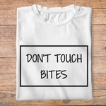 fm1- Malcolm -don't touch bites- t shirt plié homme - couleur blanc