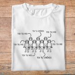 fm2- Malcolm -to tu vis toi tu crèves - t shirt plié homme - couleur blanc