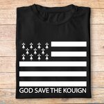 ftvrv1- Villes regions voyage - God save the Kouign- t shirt plié homme - couleur noir