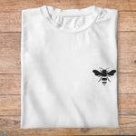 fa6- animaux - Abeille - t shirt plié homme - couleur blanc