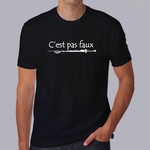 Tee Shirt C'est Pas Faux - Kaamelott - Perceval - T-Shirt Homme (XS