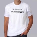 fk21- Kaamelott -T Shirt-le-fenouil-est-un-objet-redondant-Kaamelott-citation-tshirt-série-francaise-karadoc-perceval-HB