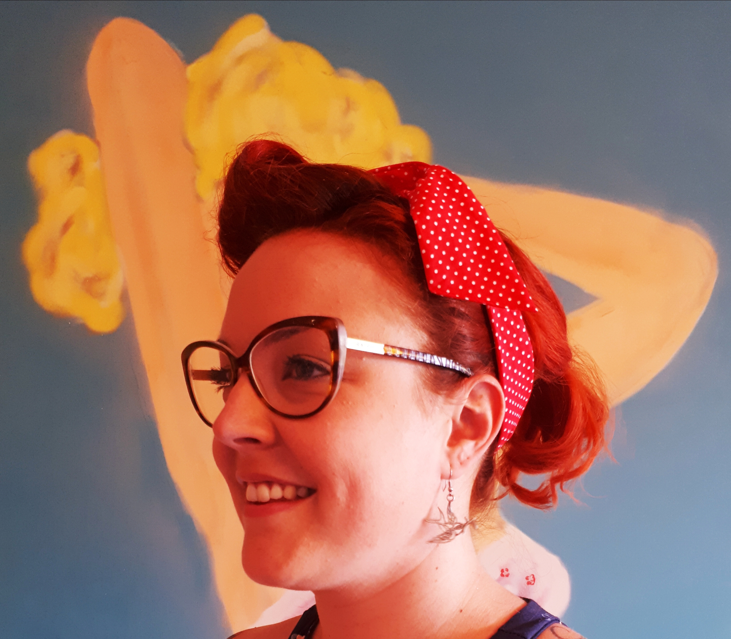 Head_Band_Rouge_petis_pois_blanc_pinup_retro_rockabilly_happy_3