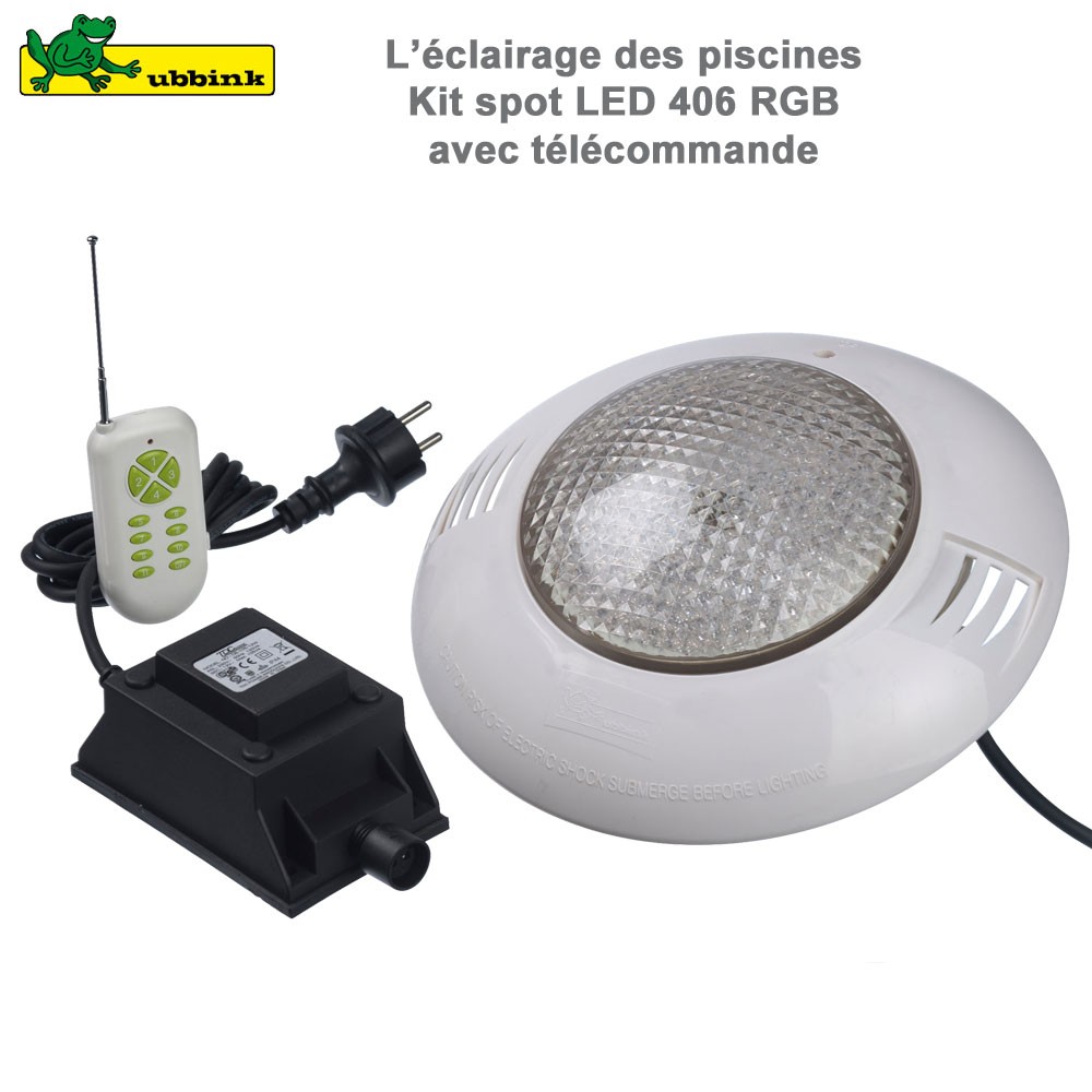 kit-spot-pour-piscine-406-rgb-led-telecommande
