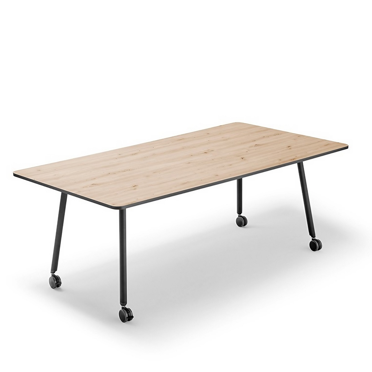 Table_travail_roulettes_mélaminé