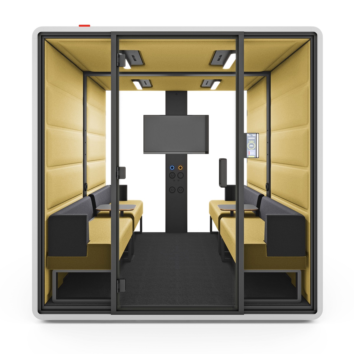 Cabine_insonorisée_6_personnes_jaune