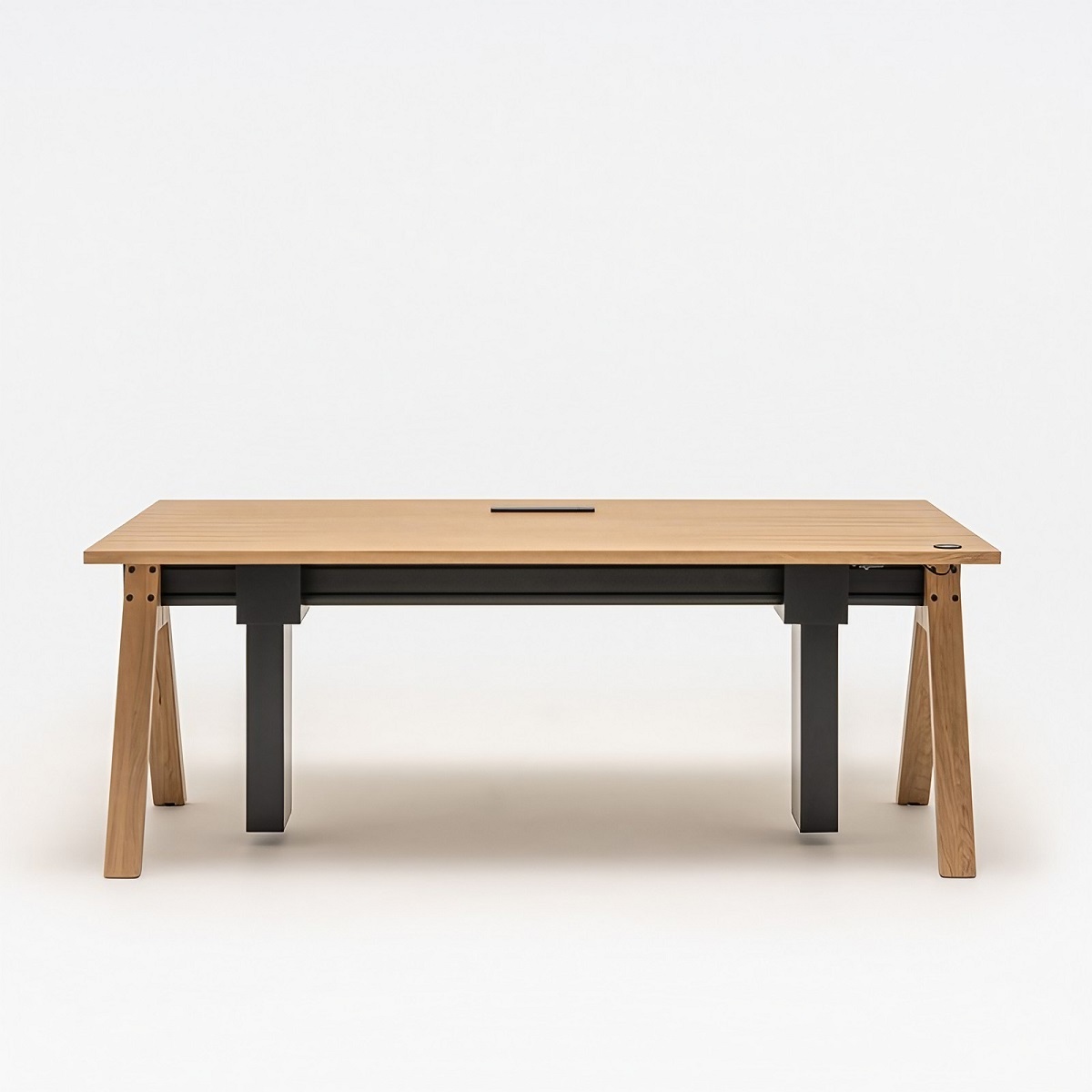 Bureau_bois_réglable_hauteur_chêne