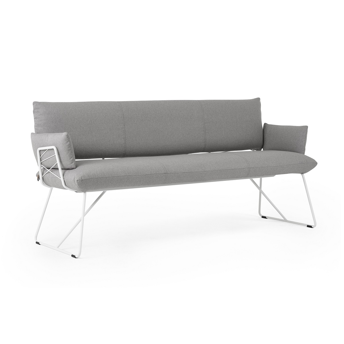 Banquette d\'attente 3 places rembourrée hauteur 51 cm