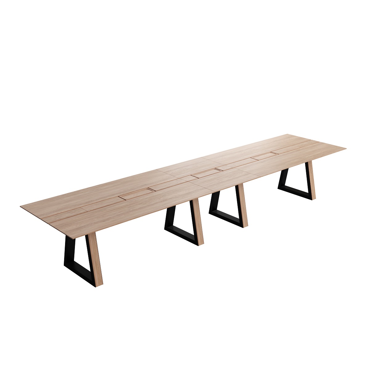 Table_réunion_chêne_massif_longue