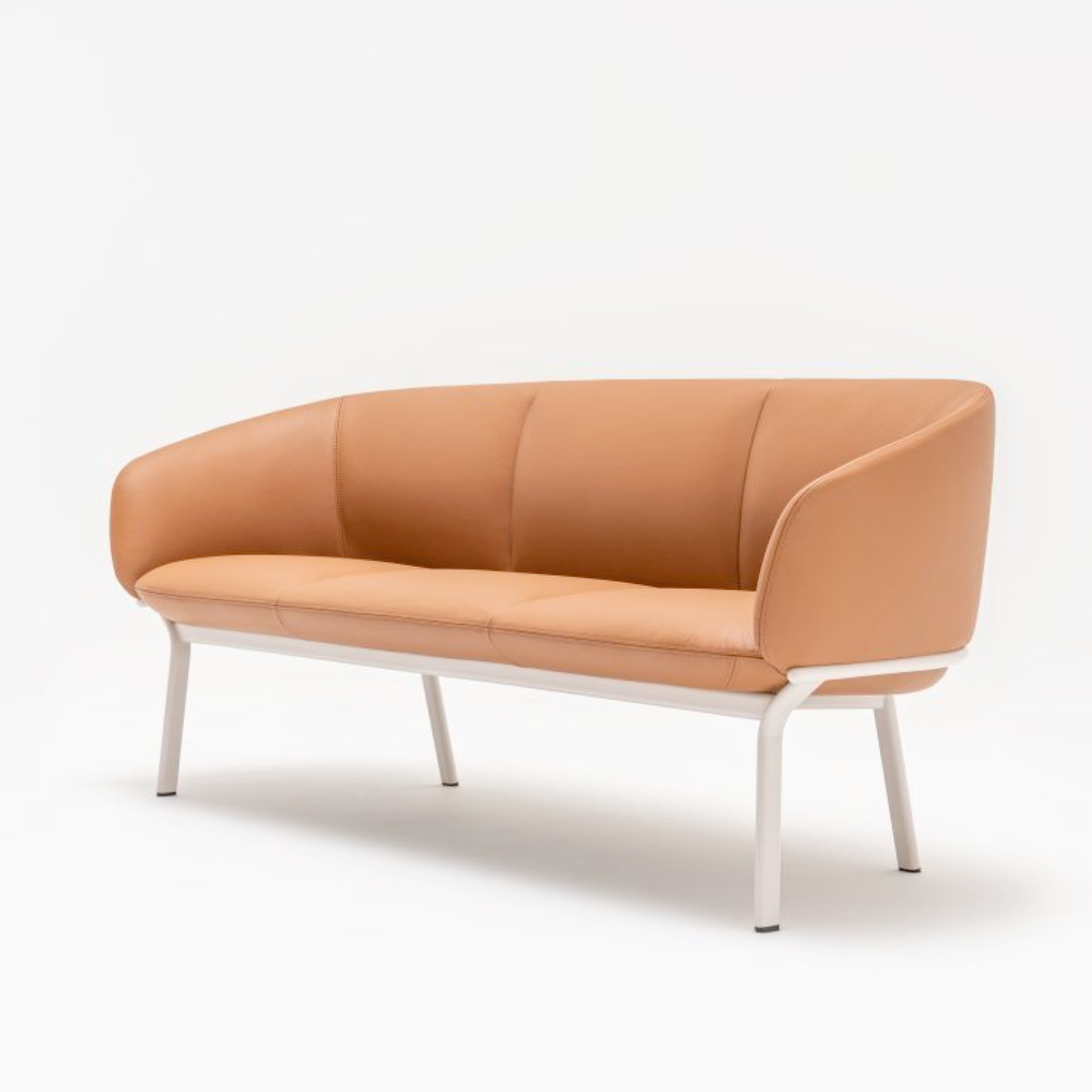 Canapé d\'accueil vintage 3 places en cuir ou tissu