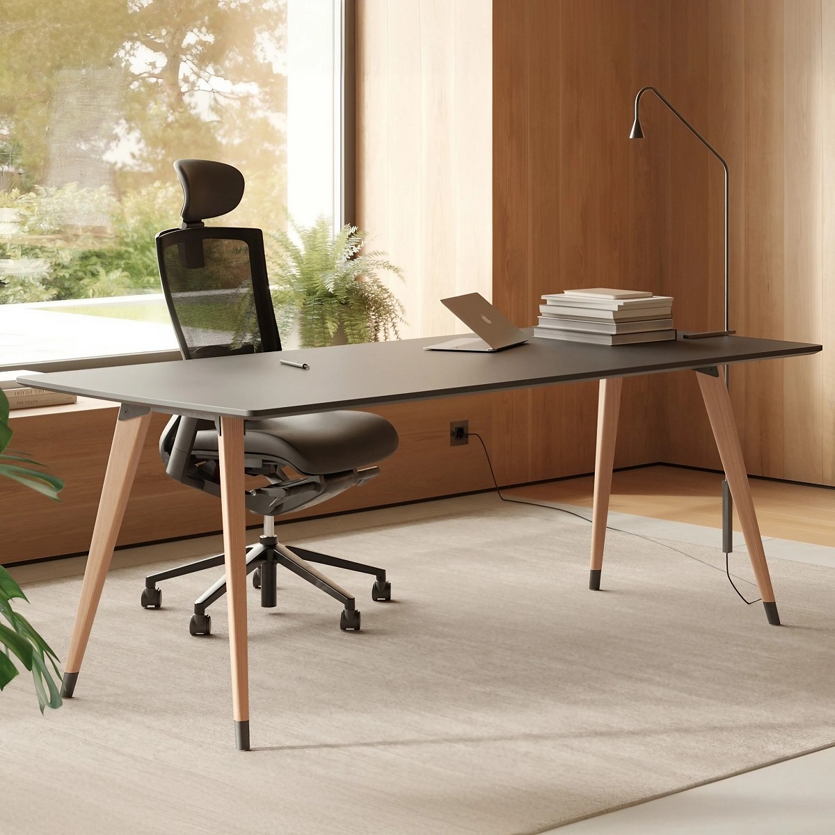 Bureau de direction scandinave droit ou en angle