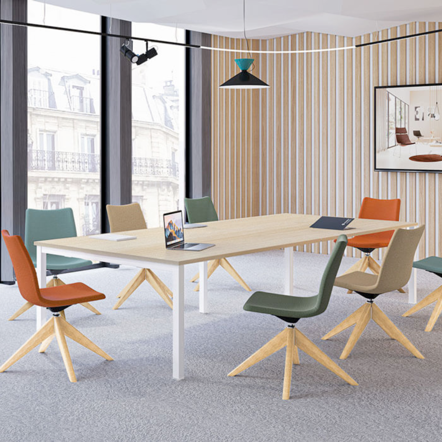 Table de réunion 8 à 16 personnes Cowork