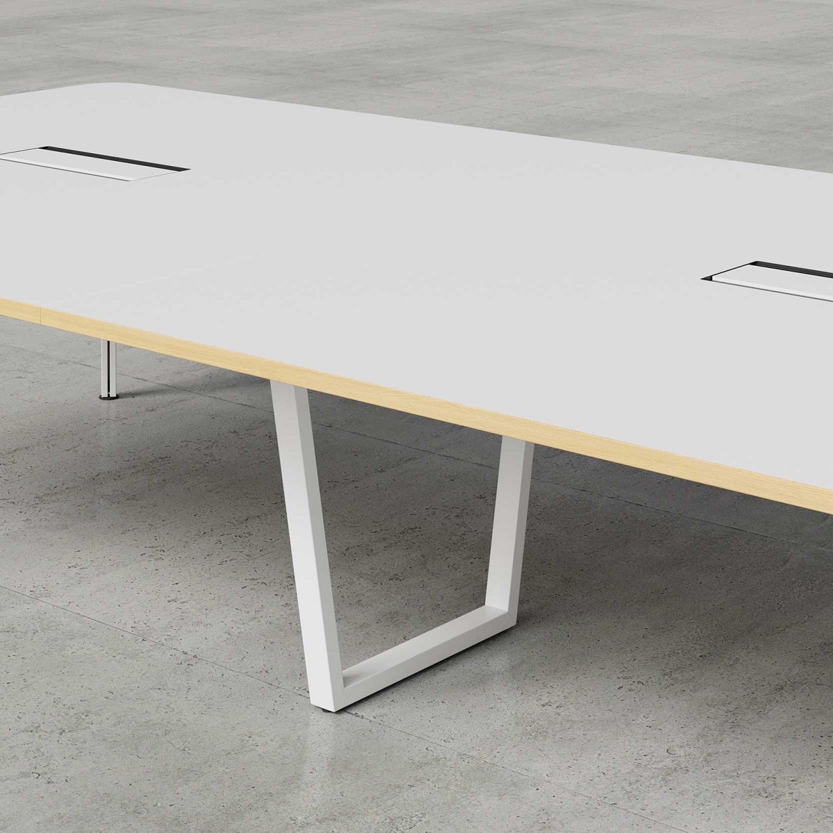 Bureau_bench_open_space_piètement_métallique_intermédiaire