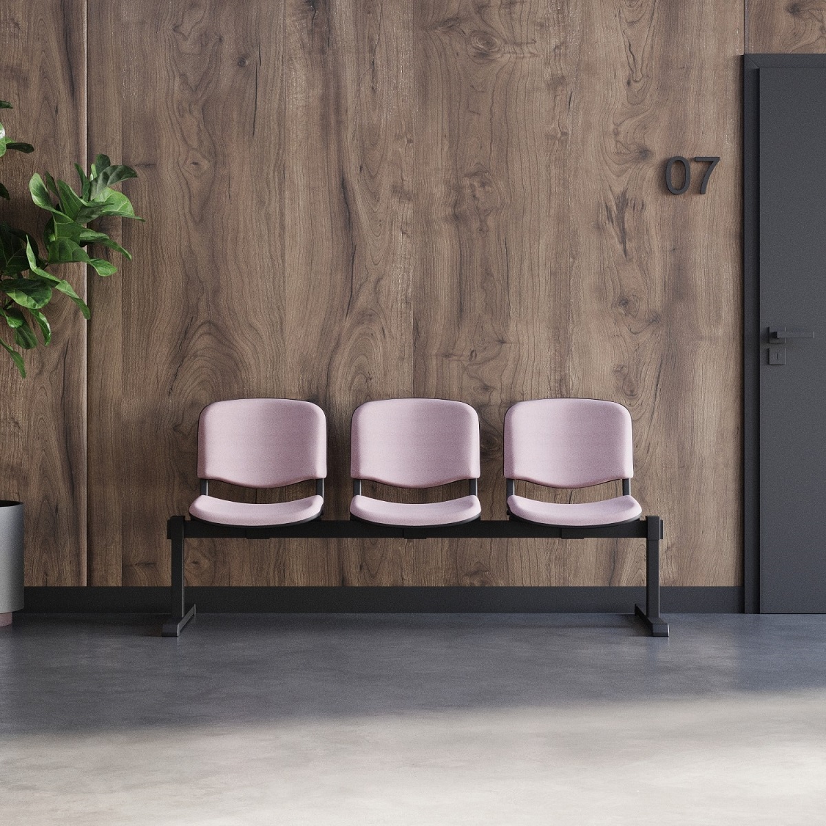 Chaises_poutre_tissu_salle_attente