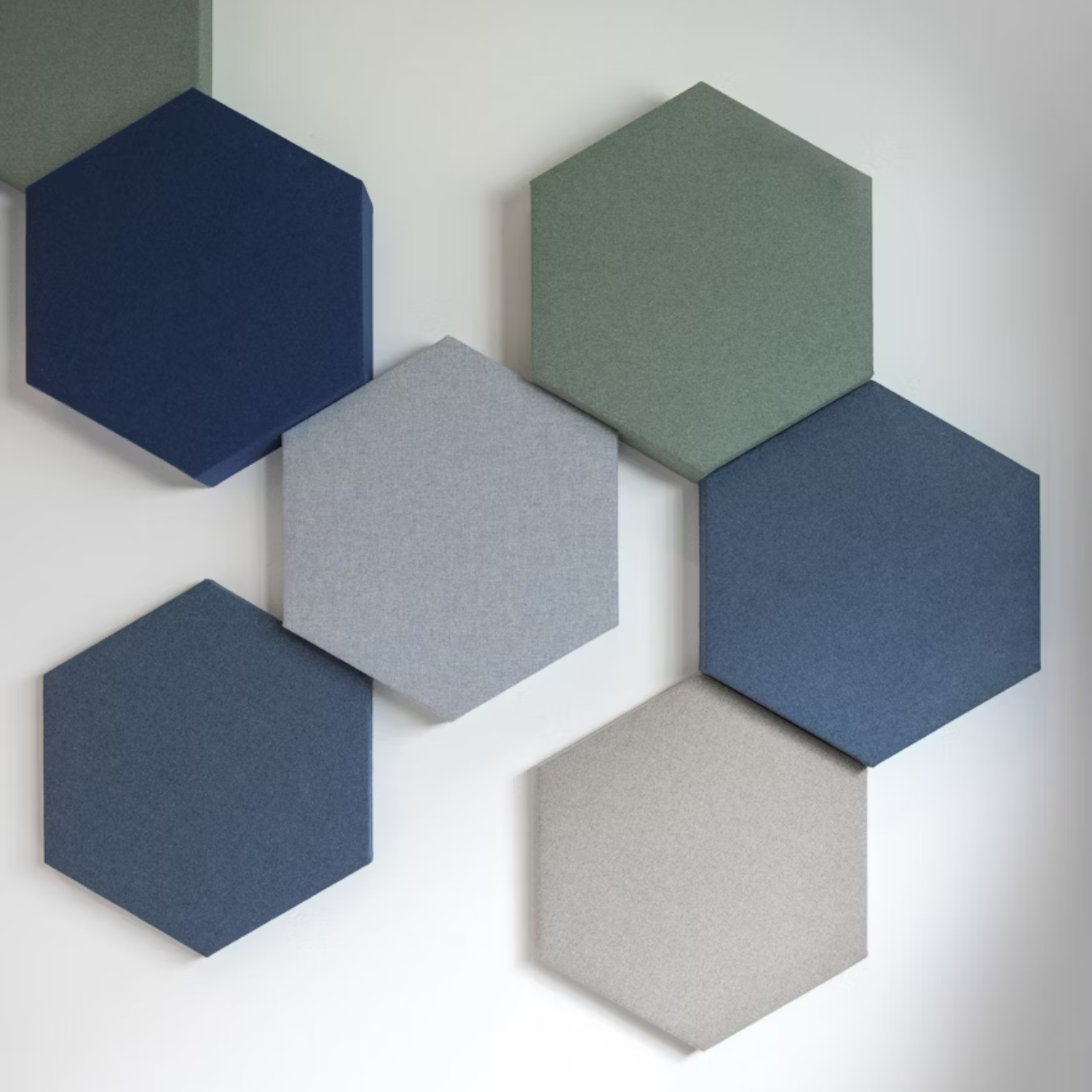 Panneau acoustique hexagonal mural et design