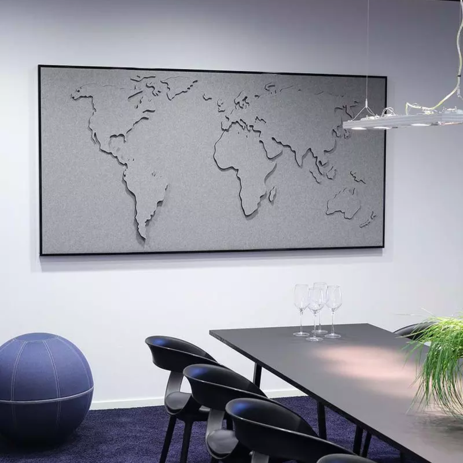 Carte du monde design et acoustique Tell Us