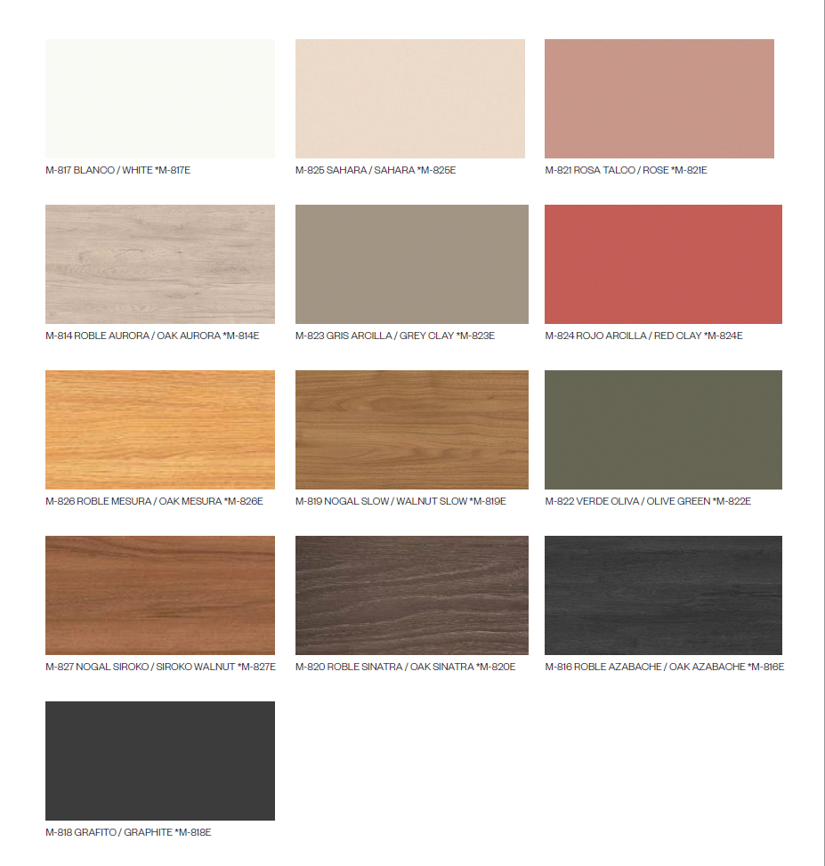 nuancier melamine akaba plateau