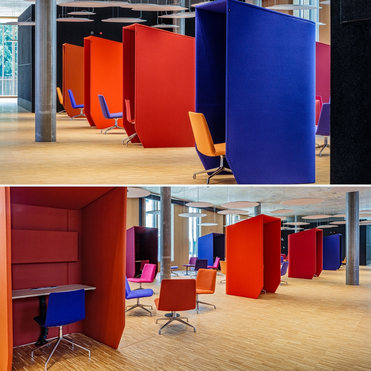 Alcôve_acoustique_autoportante_colorée