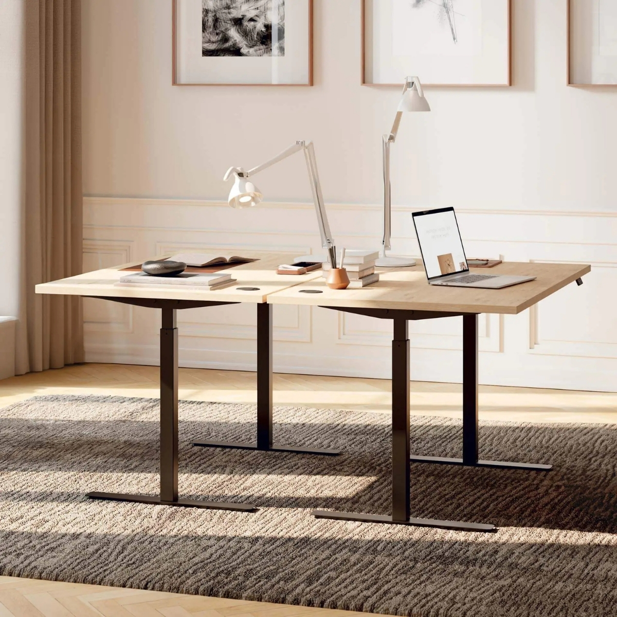 Bureau réglable en hauteur électrique made in France