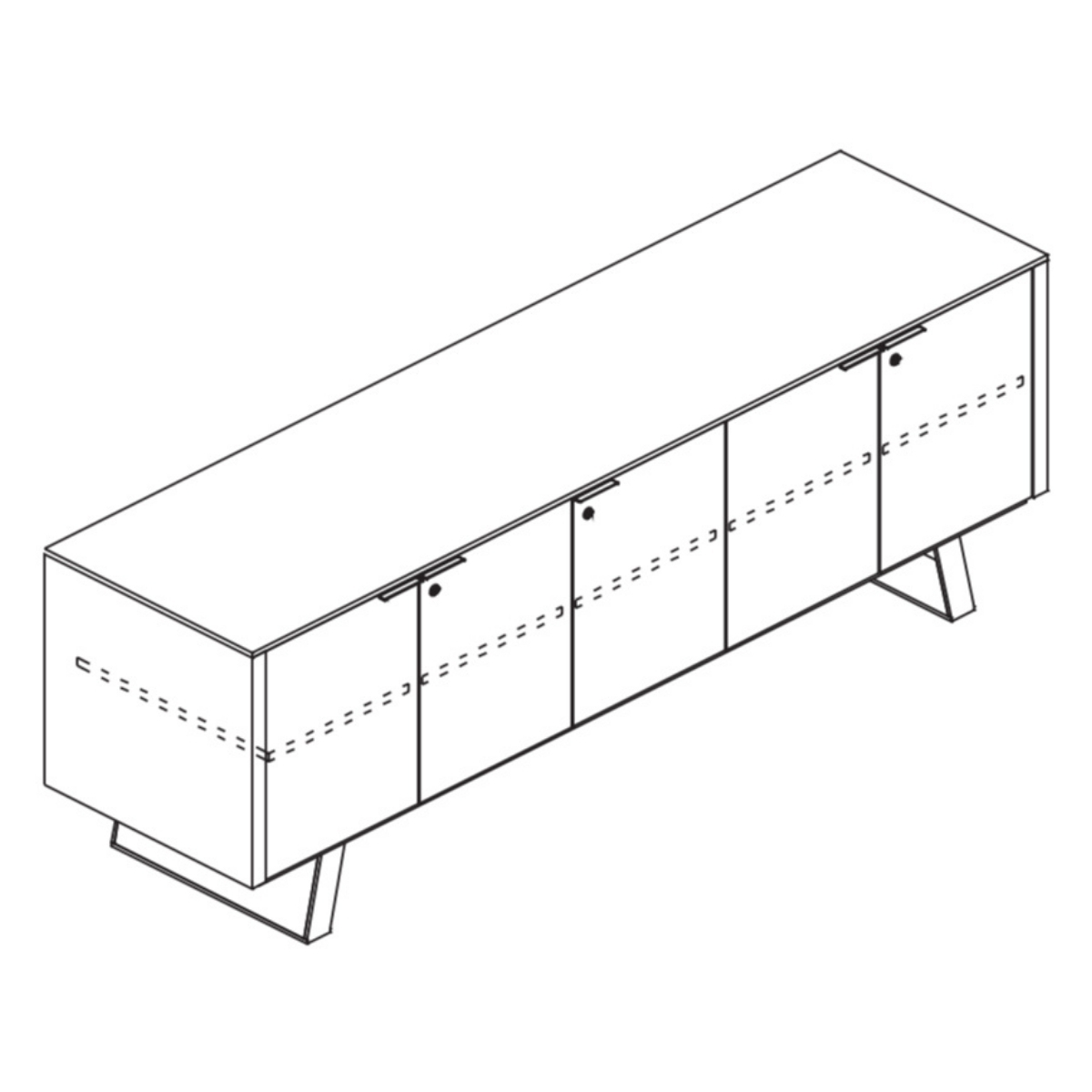 Desserte_chene_bureau_direction_etagere_intermediaire
