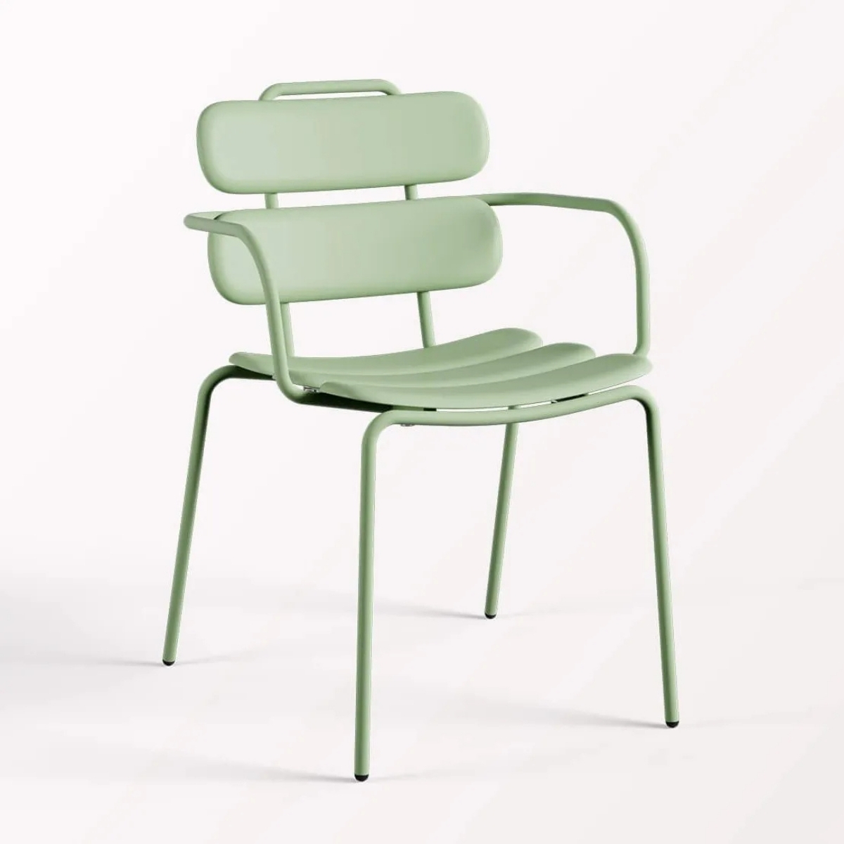 Chaise de réunion originale empilable pour intérieur et extérieur