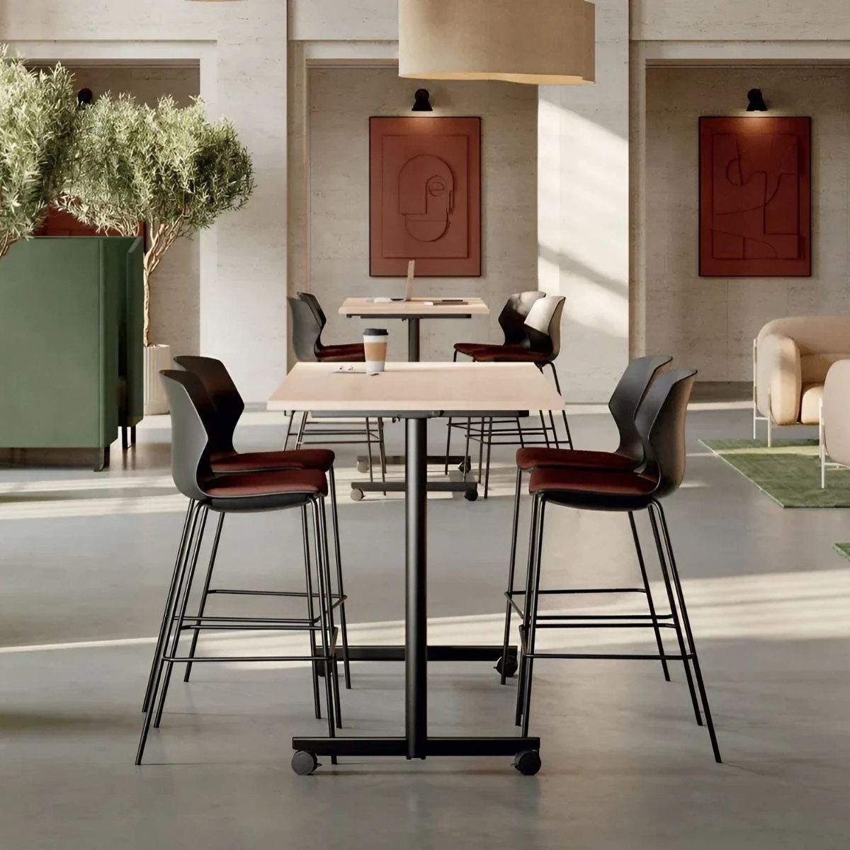 Tabouret_haut_bureau_cafétéria_entreprise
