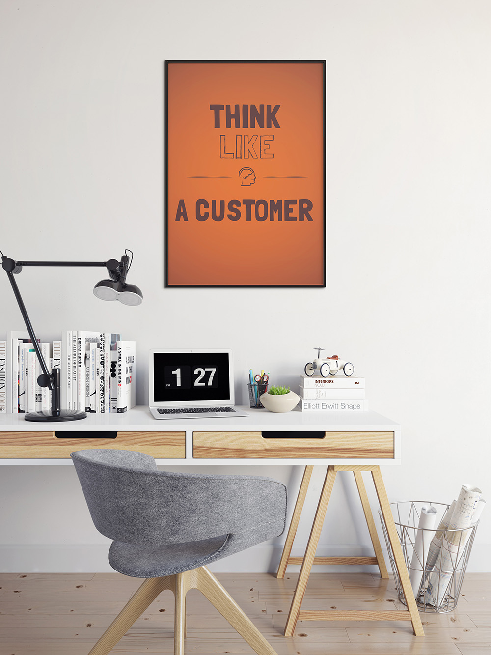 think_like_customer_poster_service_client_bureau