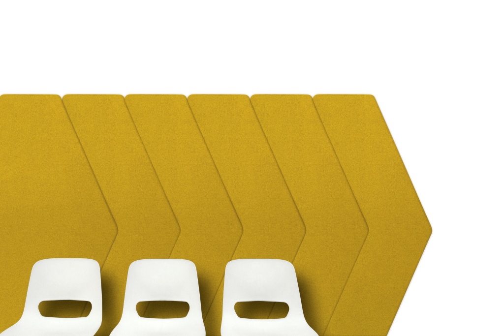 panneau_acoustique_mural_jaunes_chaises