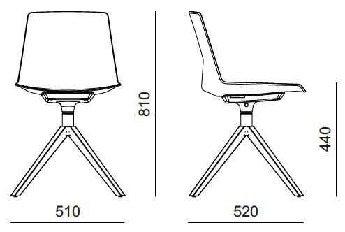 Dimensions chaise en bois