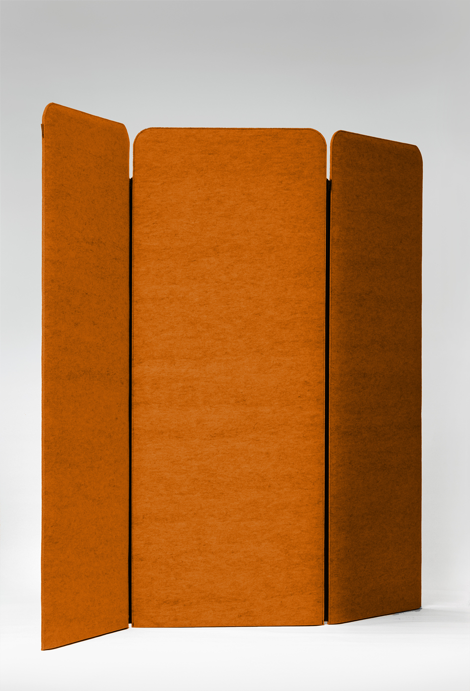 Panneau acoustique adhésif décoratif en tissu orange RECLAIM par