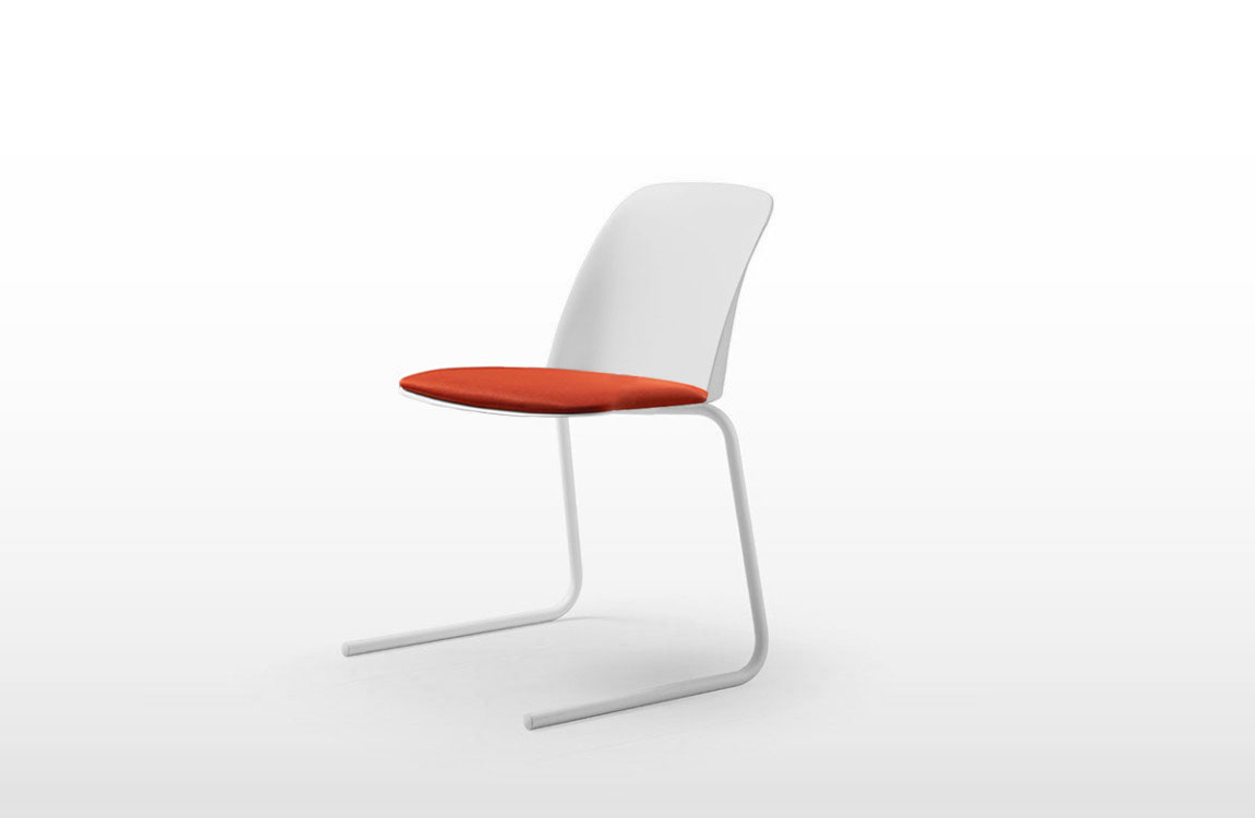 Chaise-polyvalente-blanche-orange-piétement-lge-inversé