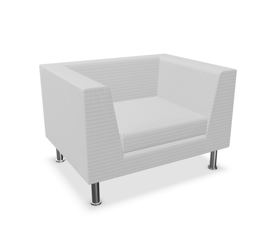 fauteuil lounge blanc