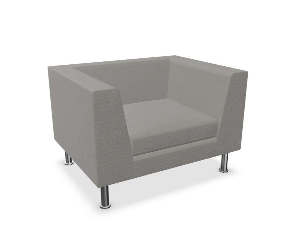 fauteuil lounge gris