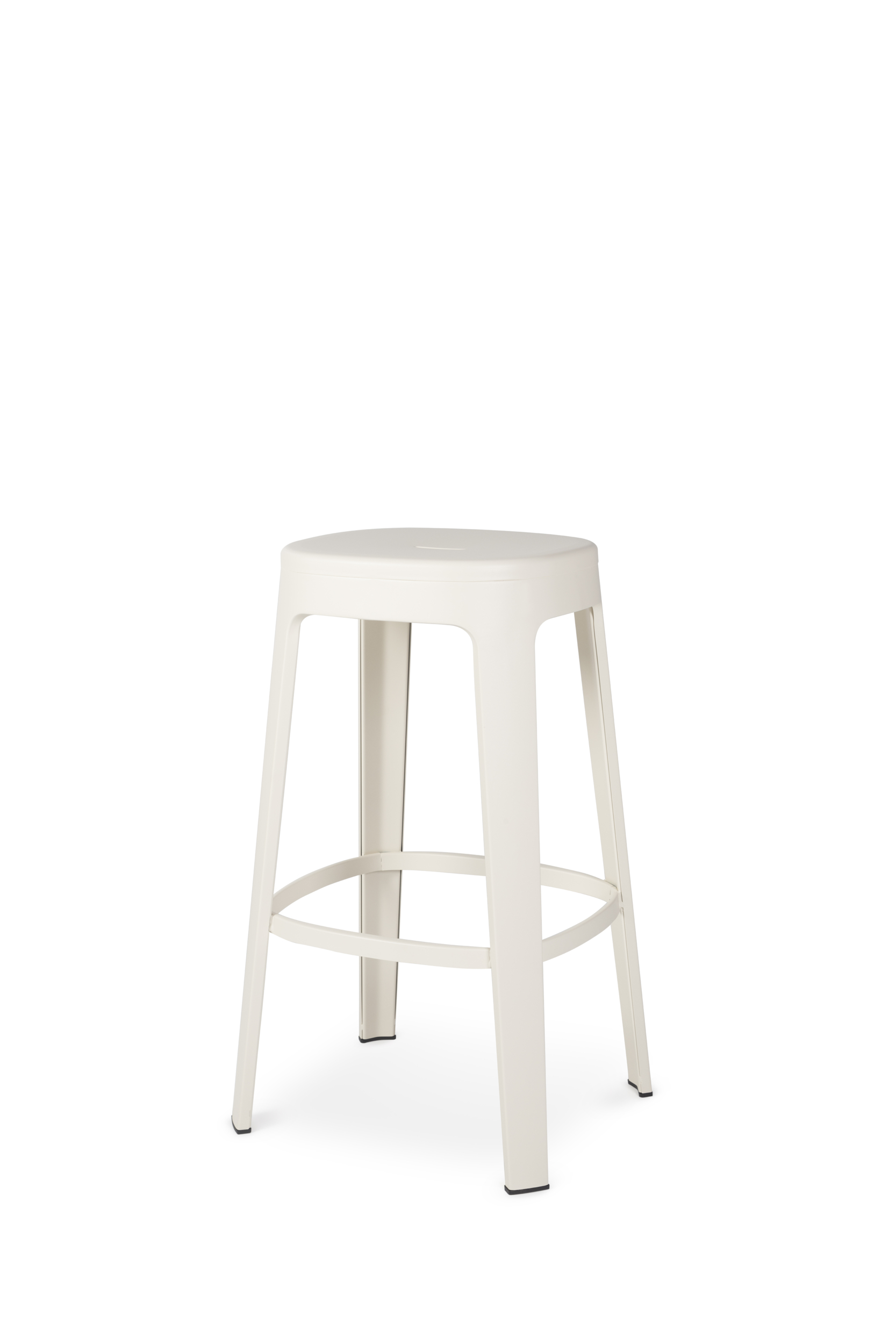 tabouret haut couleur perle