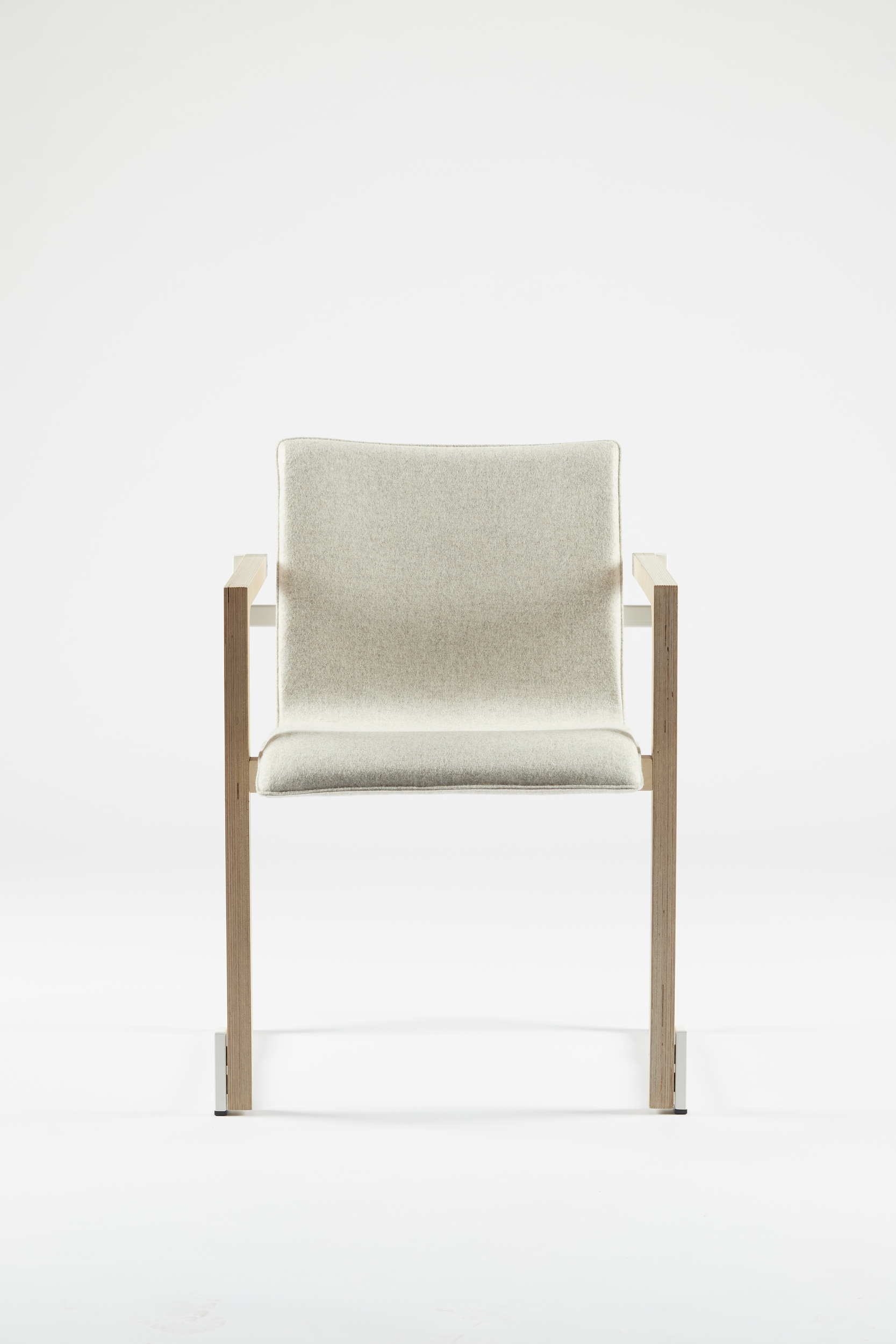 Chaise design nora pied blanc