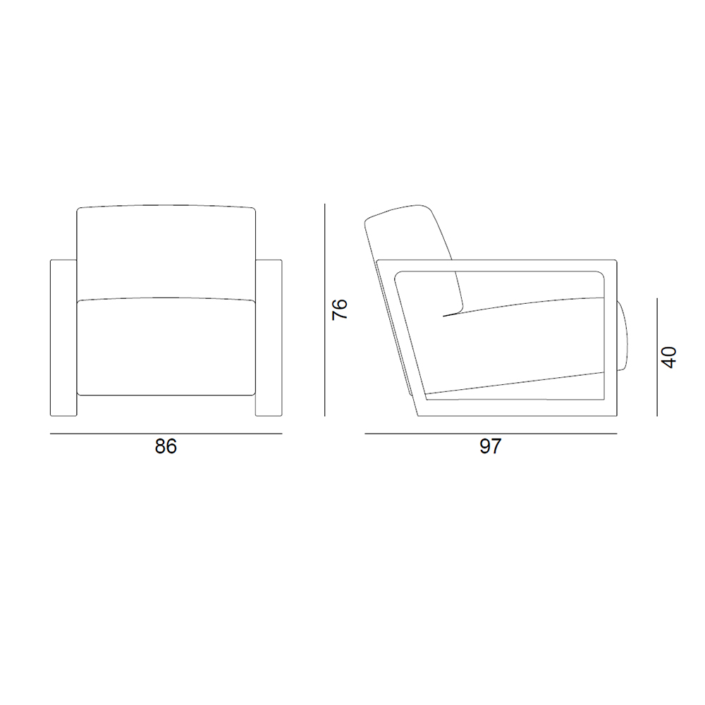 dimensions-fauteuil-confortable-arco