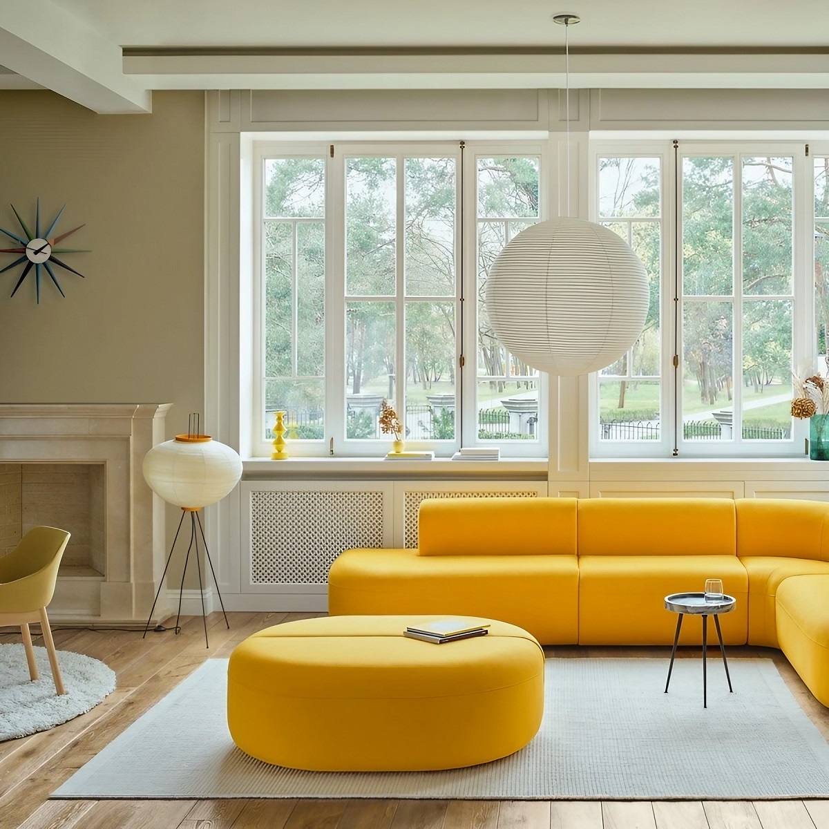 pouf ovale design confortable