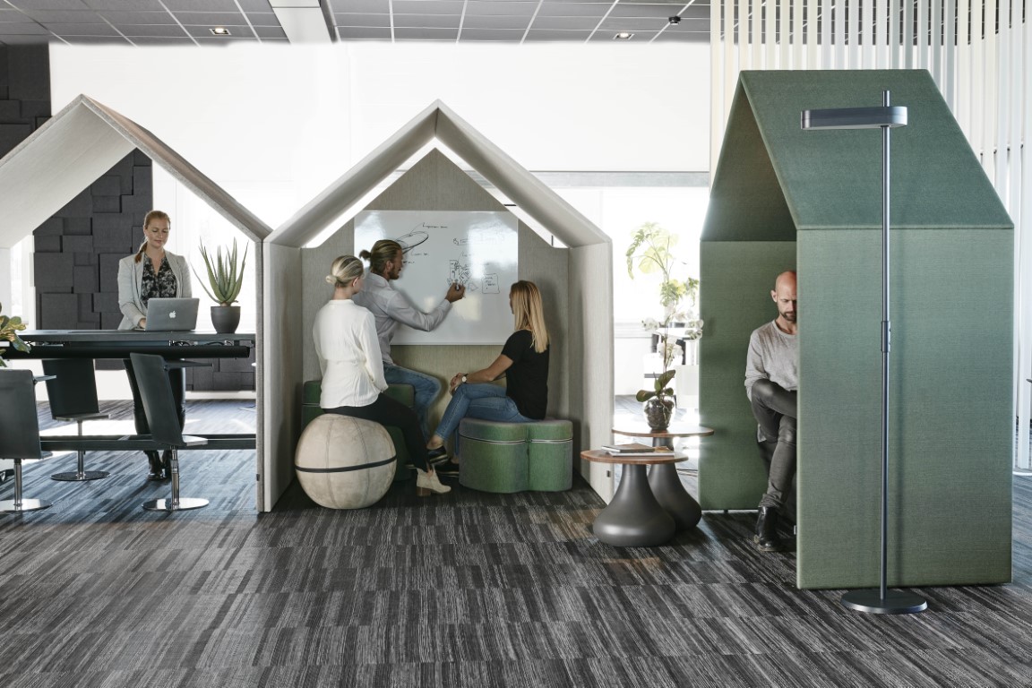 Cabines acoustiques flexibles