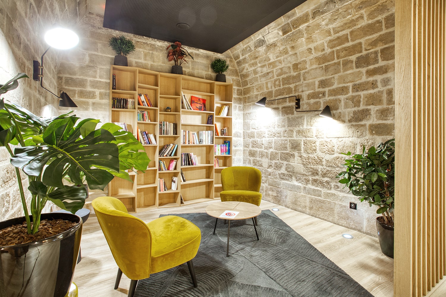 espace detente bibliotheque