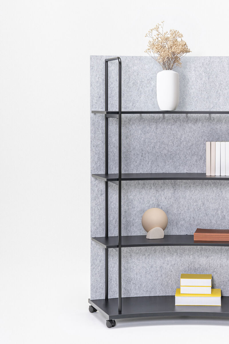 etagere bureau roulettes
