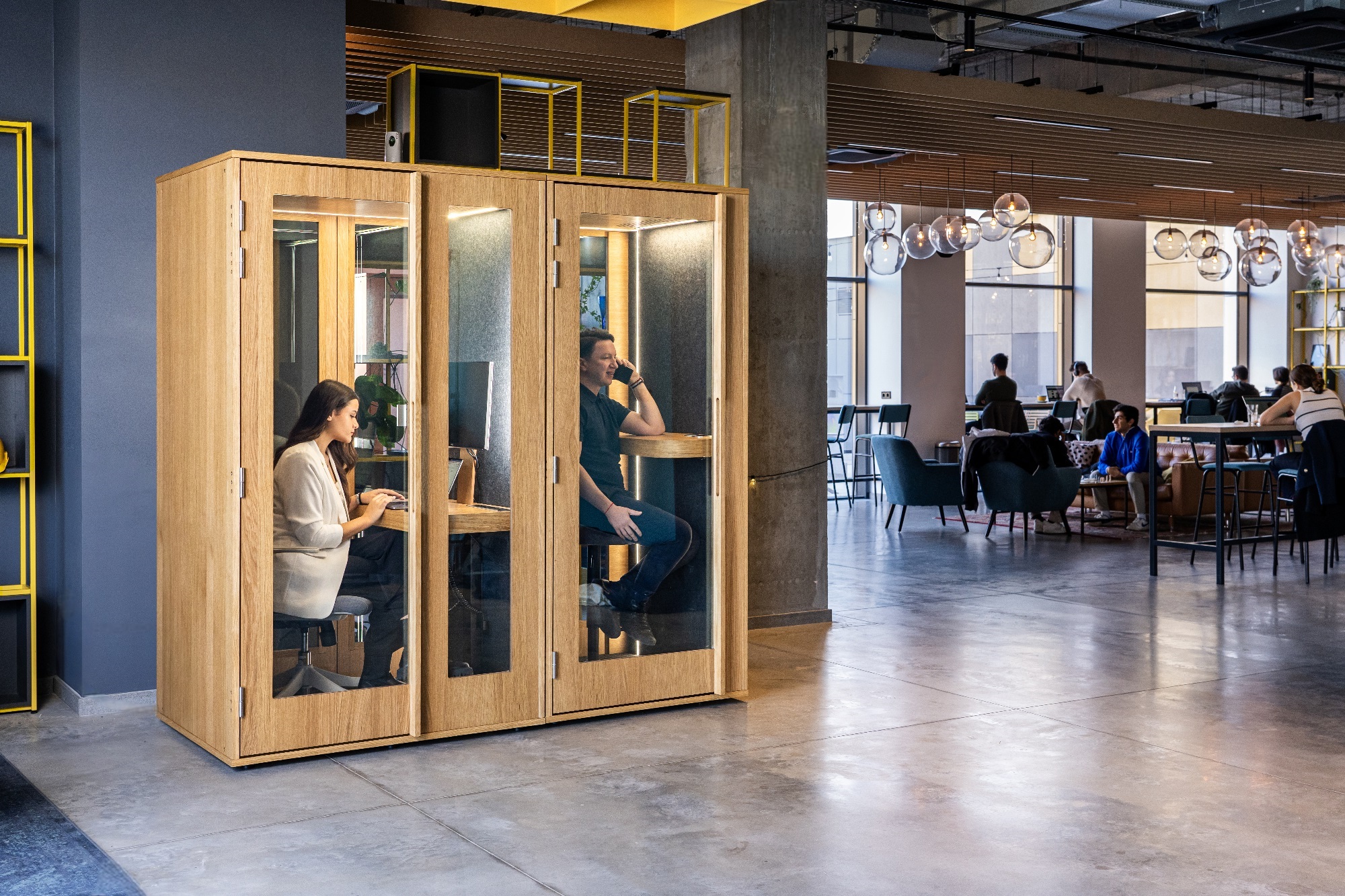 Cabine de concentration individuelle pour open space et entreprise
