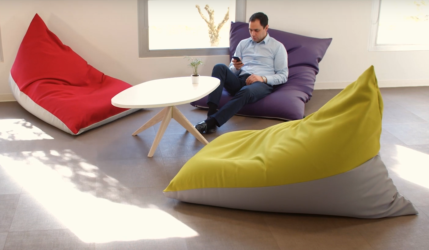 Pouf confortable de bureau