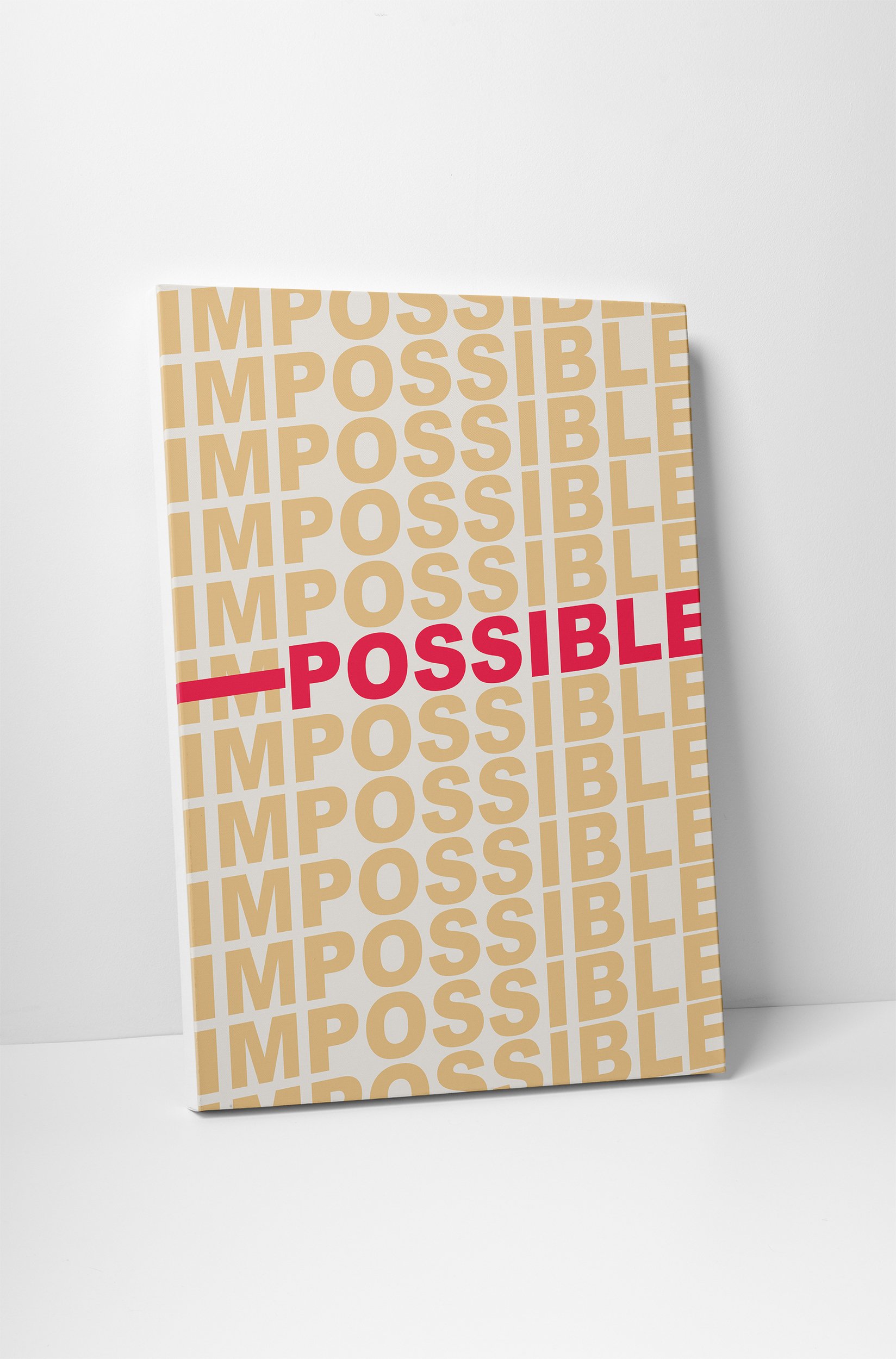 affiche possible sur toile