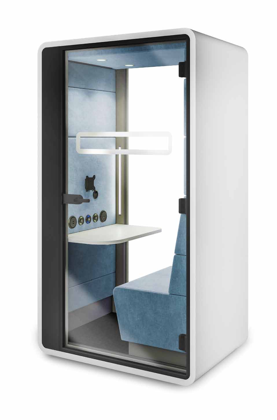 cabine acoustique design hush hybrid