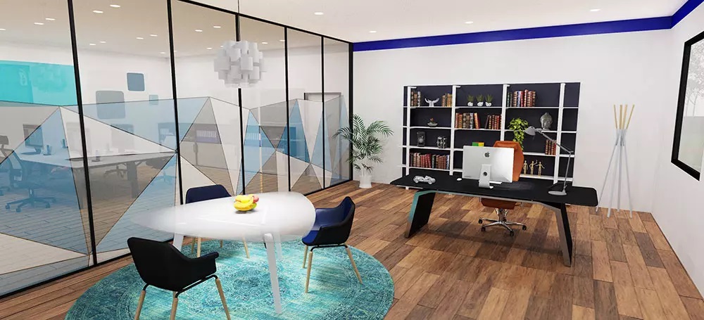 model 3d nouveaux bureaux