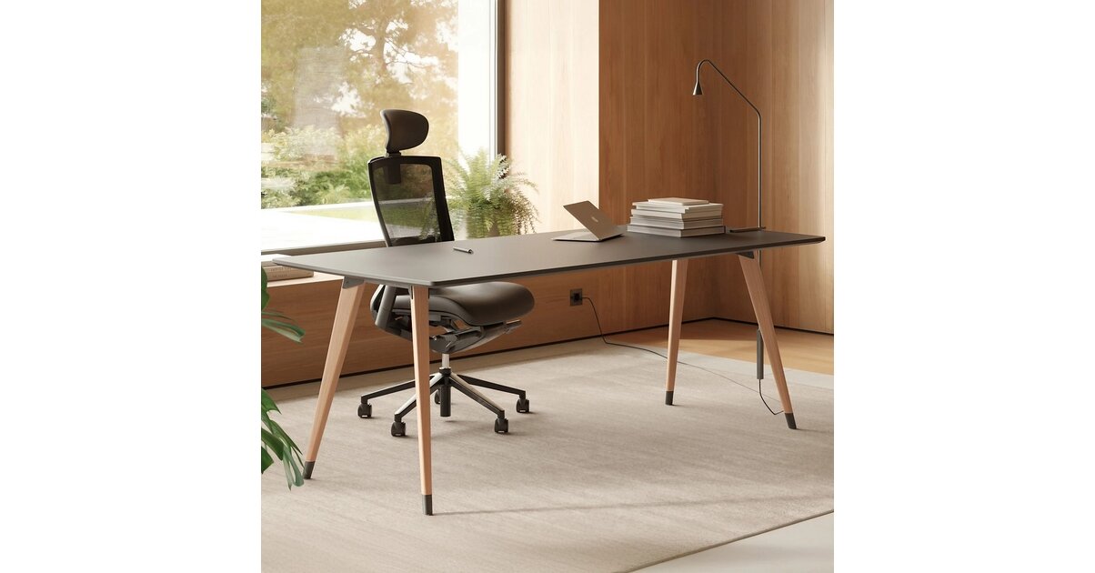 Bureau de direction scandinave droit ou en angle